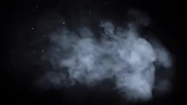 黑白色系普通烟雾视频素材2视频的预览图